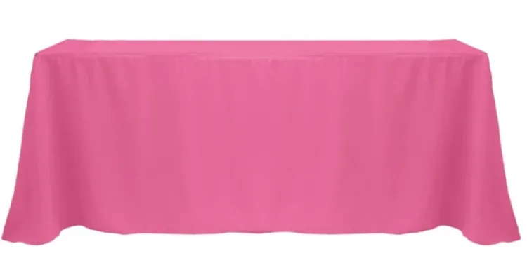 Table Linen's~8ft Banquet Polyester Any Color