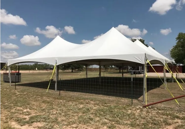 High Peak Frame Tent 30x40 modular Setup