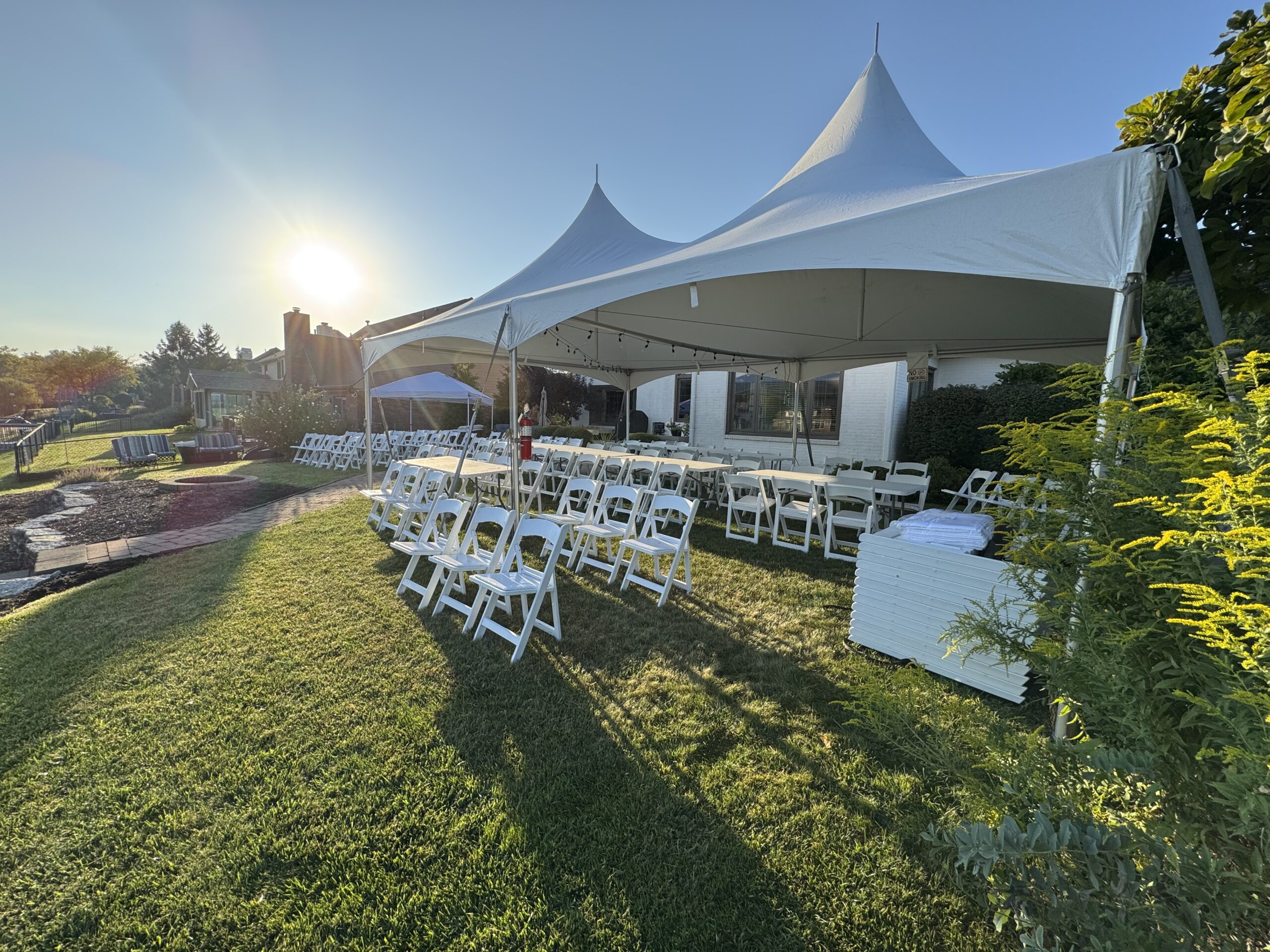 corporate event tent rental Hamilton County Indiana Noblesville Tent