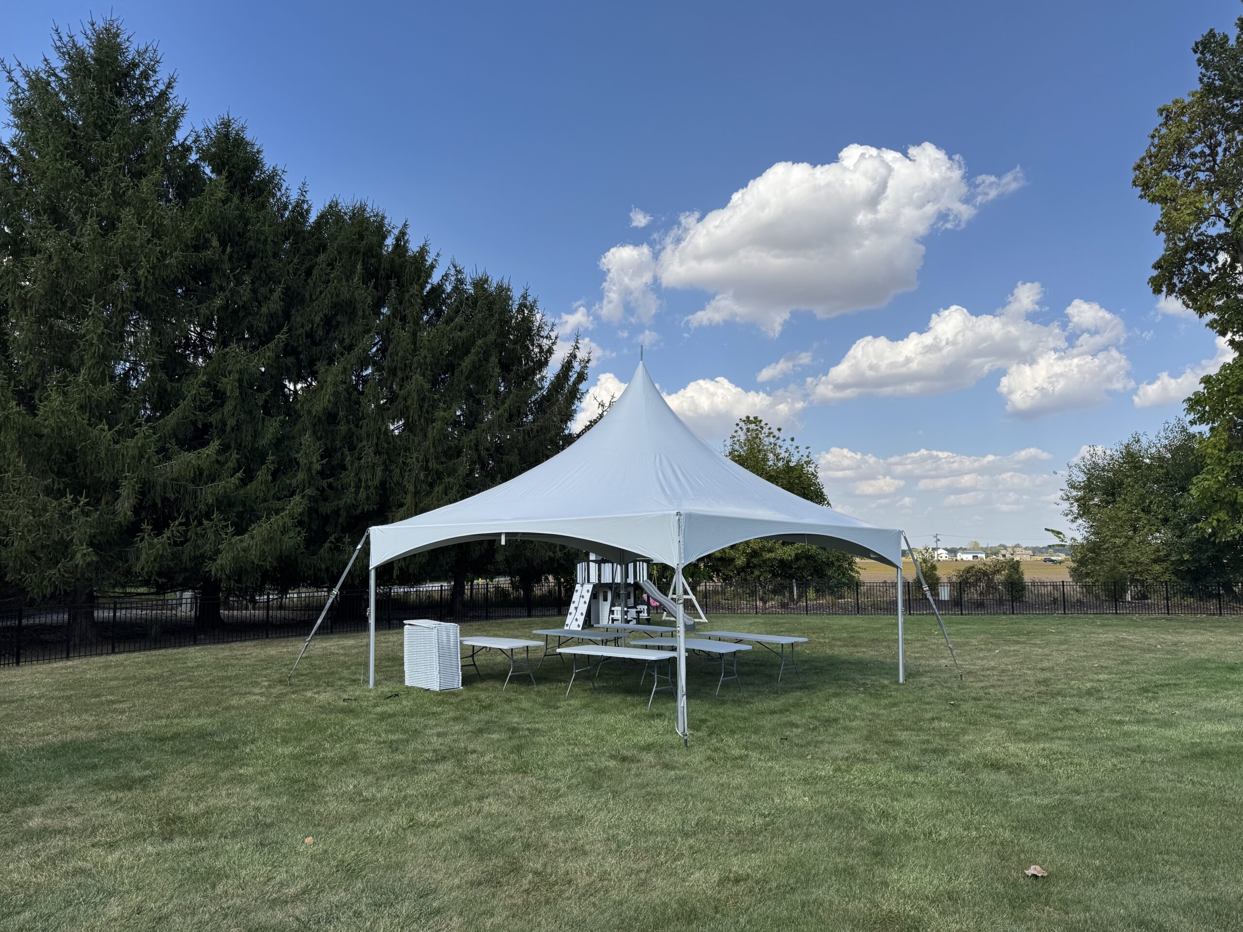 Noblesville Tent and Event tent setup Hamilton County