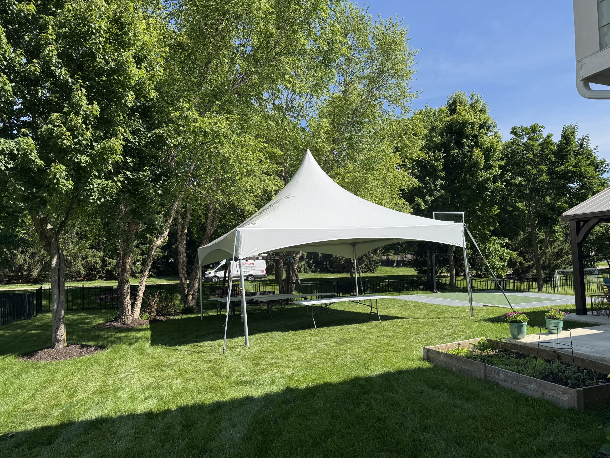 20x20 tent rental Hamilton County Indiana